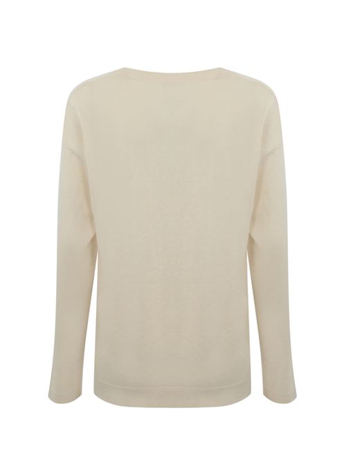 Maglia Rania in filato di seta e cotone Ecru WEEKEND MAX MARA | 2515361051600001